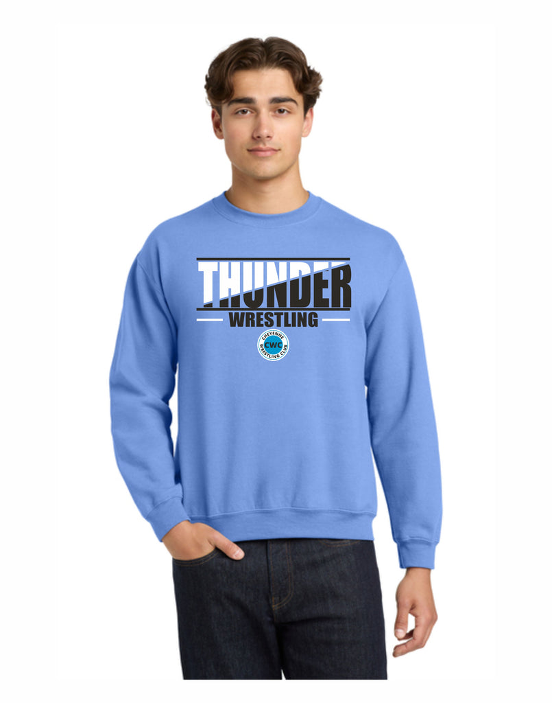 C1- Cheyenne Thunder Crewneck Carolina Blue