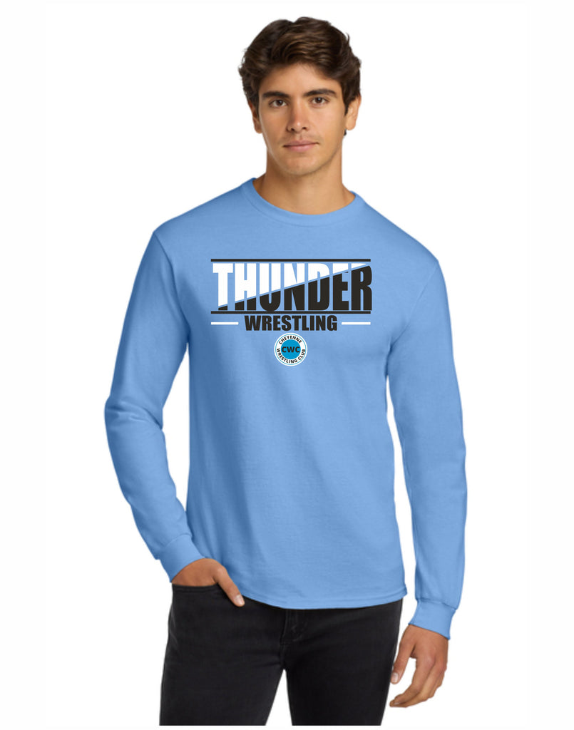 B1 - Thunder Wrestling Long Sleeve - Carolina Blue