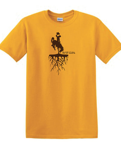 T023 Roots - Gold with Brown