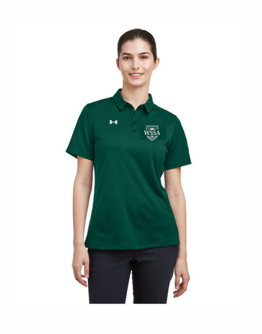 B -  Ladies Under Armour Short Sleeve Polo - Green