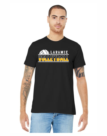 A1 - Laramie Volleyball T-Shirt Black D2