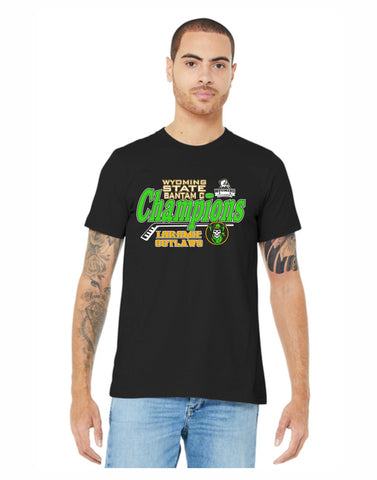 A -  Laramie Outlaw State Hockey T-Shirt (Black)