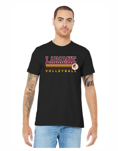 A - Laramie Volleyball T-Shirt Black D1