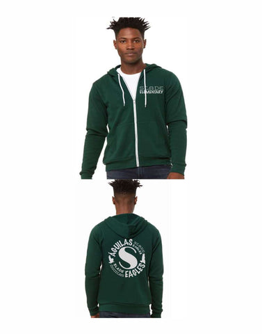 E -  Slade Adult Zip Hoodie (Forest)