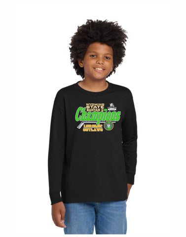 E1- Laramie Outlaw Hockey Youth Long Sleeve (Black)