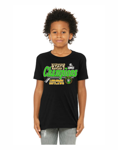 A1 - Laramie Outlaw Hockey Youth T-Shirt (Black)