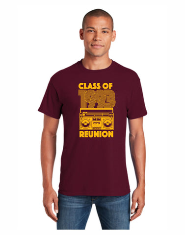 B - Class of '93 Gildan T-shirt - Maroon