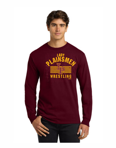 P1 - Laramie LADY Wrestling Long Sleeve (Maroon)