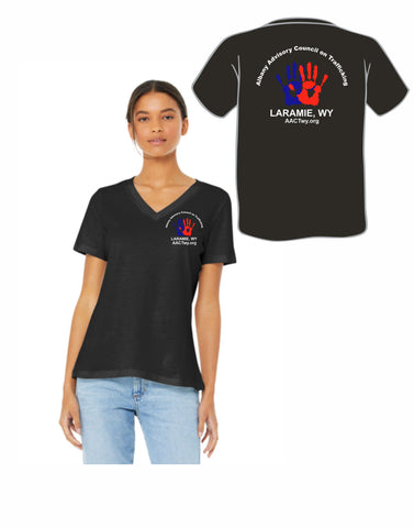 B - Albany Advisory Council on Trafficking Ladies T-Shirt