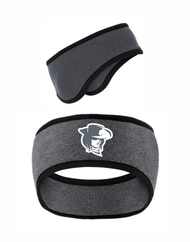 G- Lady Plainsmen Soccer  Two-Color Fleece Headband