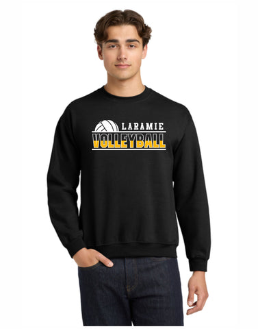 G1 - Laramie Volleyball Crewneck Black D2