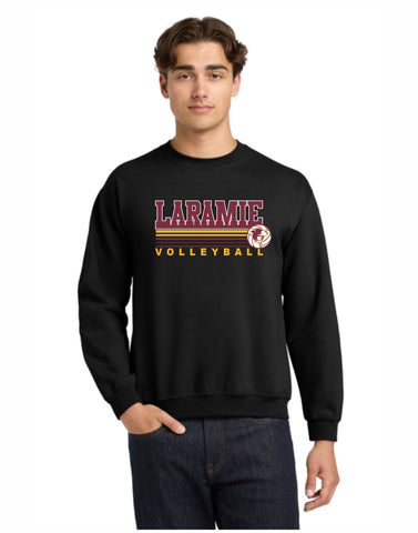 G - Laramie Volleyball Crewneck Black D1