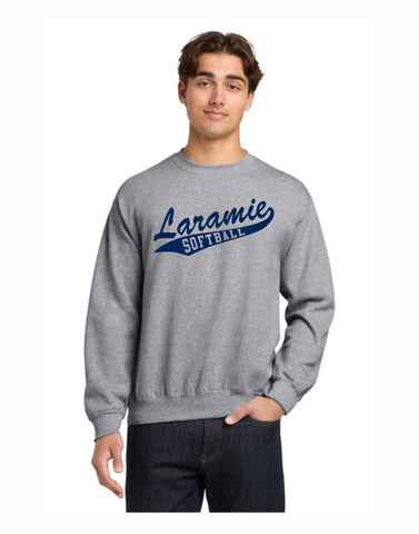 F1 - Laramie Softball Crew Neck Gildan Sweatshirt (SPG) D4