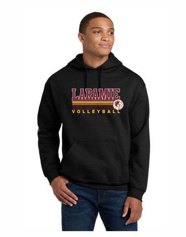 J - Laramie Volleyball Hoodie Black D1