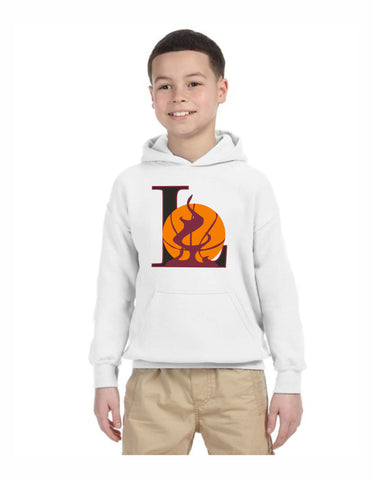 H1 - Laramie Fire White Youth Hoodie