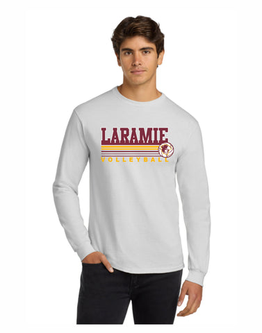 E - Laramie Volleyball Long Sleeve White D1