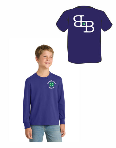 F3 - Bunkhouse Bunch Youth Long Sleeve (Purple)