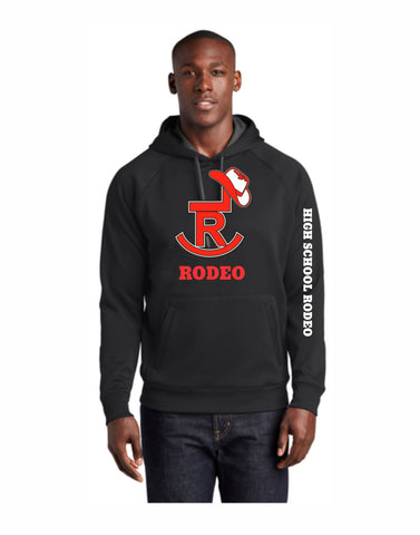 D - LHS Rodeo Sport-Tek® Tech Fleece Hooded Sweatshirt - Black