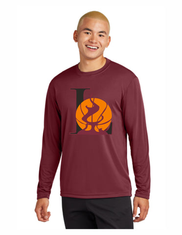 C1 - Laramie Fire Sport-Tek® Long Sleeve PosiCharge® Competitor™ Tee - Maroon