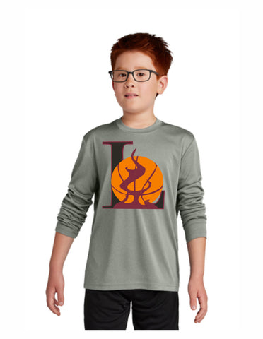 I3 - Laramie Fire Gray Concrete Youth Long Sleeve