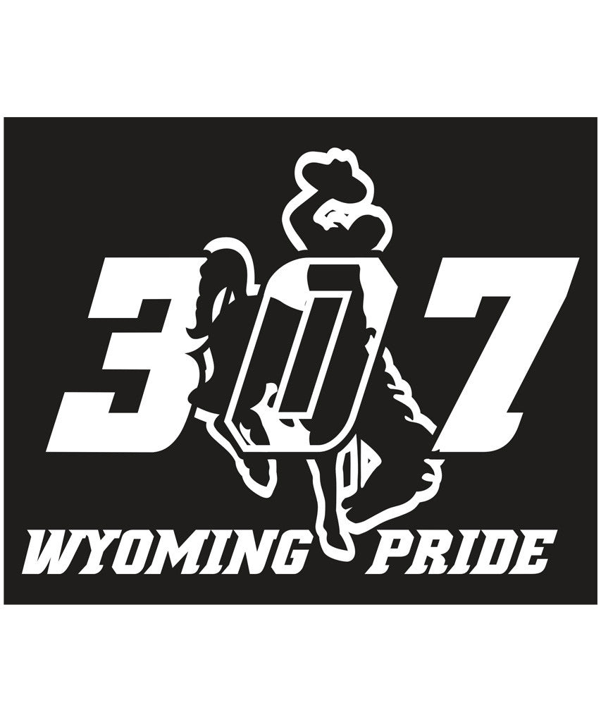 D002 307 Wyoming Pride Decal