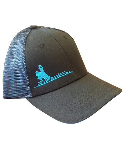 H040 Wyoming Pride Hat - Blue Accent