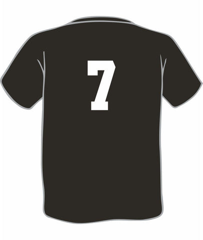 R - Add Number to T-Shirt or Hoodie