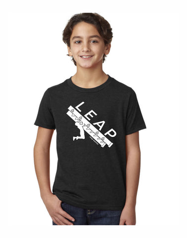 G1 - Leap Stair Youth T (Black)