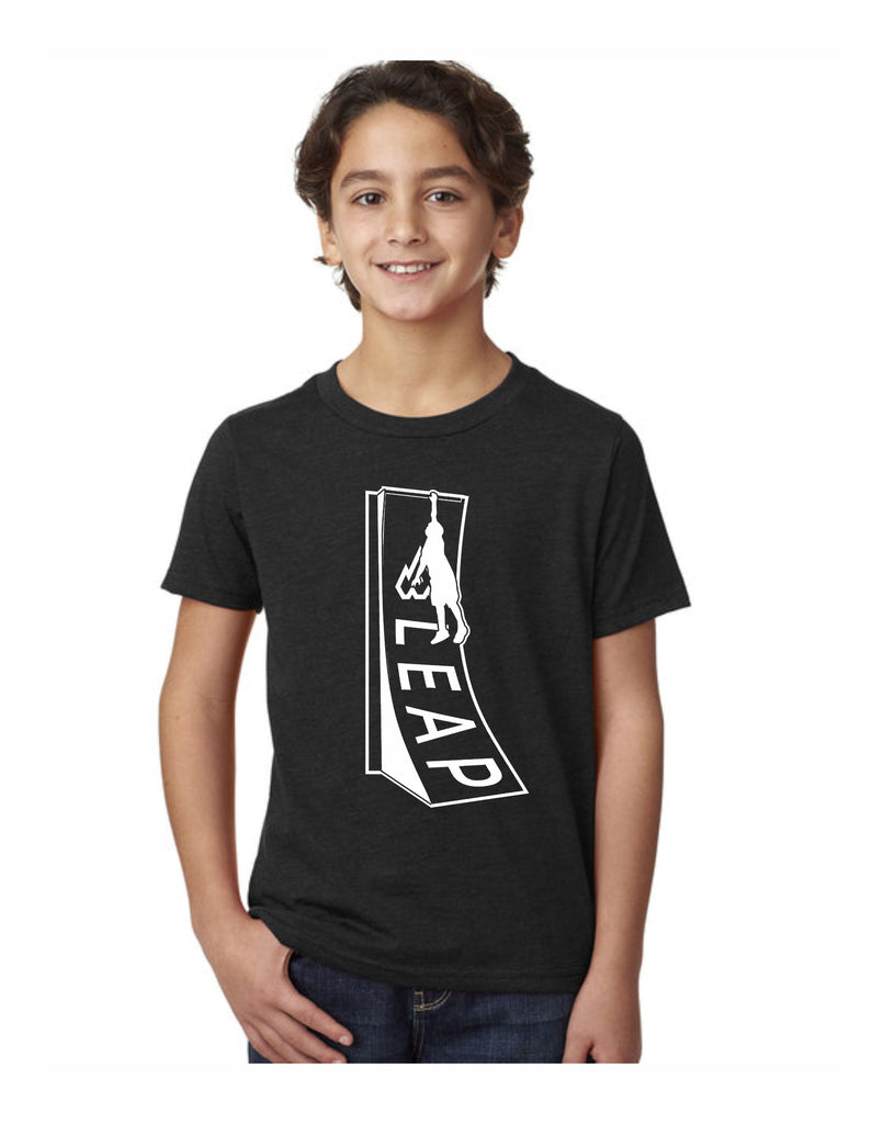 H1 - Leap Wall Youth T (Black)