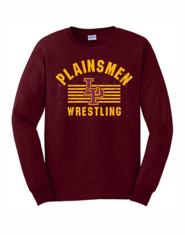 P - Laramie Wrestling Long Sleeve (Maroon)