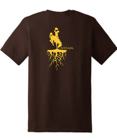 T021 Roots - Brown with Gold