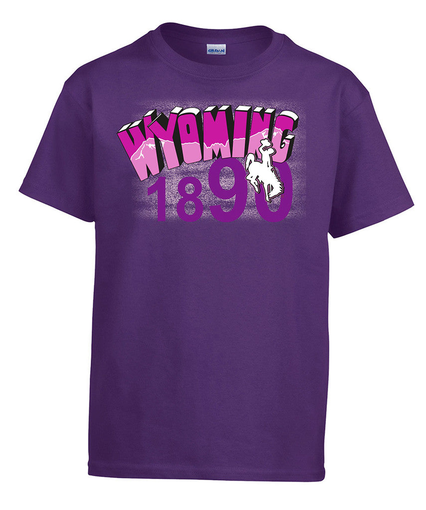 T038 Youth WY Shirt - Purple